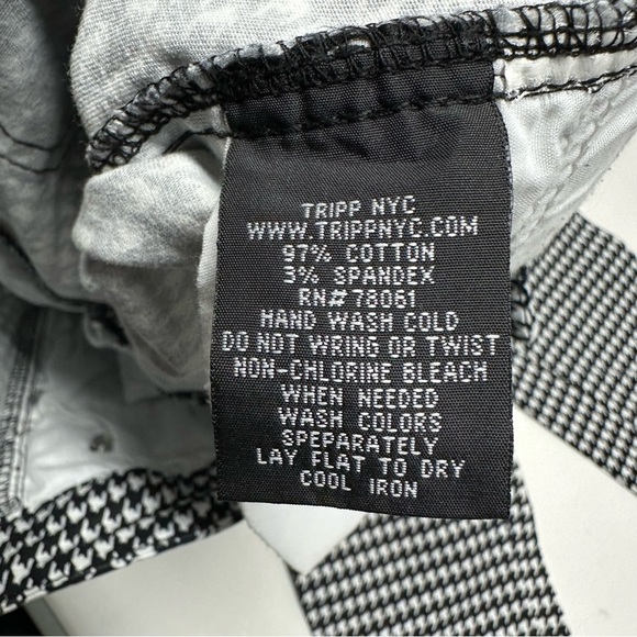 Tripp NYC Houndstooth Pants size 3 - Picture 8 of 10